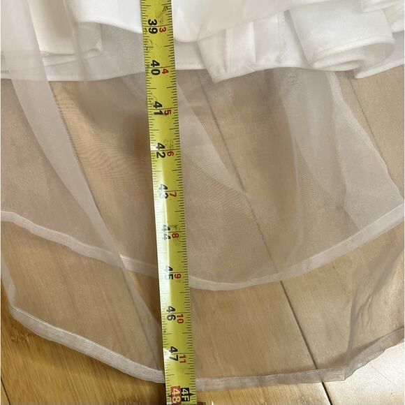 Mori Lee By Madeline Gardner Holy Communion, Flower Girl dress, sz 9/10, White - Picture 5 of 8